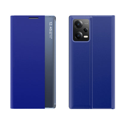 HURTEL Case with flap and stand for Xiaomi Redmi Note 12 Pro+ New Sleep Case, blue