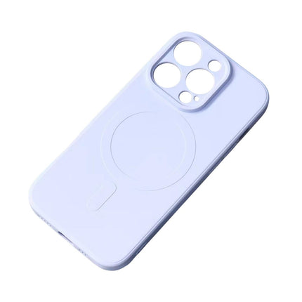 HURTEL Silicone case with MagSafe for iPhone 15 Pro Max Silicone Case blue