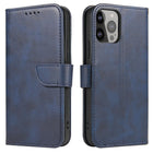 HURTEL Cover with flap and wallet for Samsung S24 Plus Magnet Case, blue