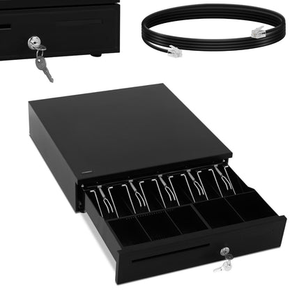 Stamony Cash drawer for cash registers, 3/5 compartments for coins, 5 slots for banknotes
