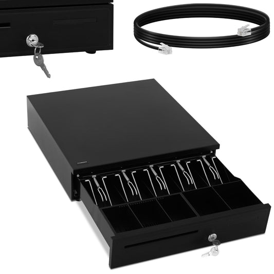 Stamony Cash drawer for cash registers, 3/5 compartments for coins, 5 slots for banknotes