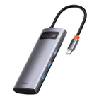 BASEUS 5in1 multifunctional HUB USB-C PD 100W HDMI 4K 3x USB 3.2 gray