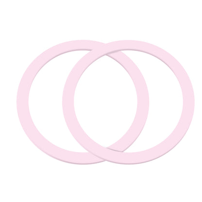 JOYROOM Metal magnetic ring for a smartphone, pink SET of 2 pcs. – image 2