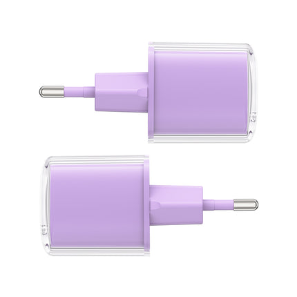 ACEFAST PD 30W GaN3 USB-C network charger with display, purple – image 2