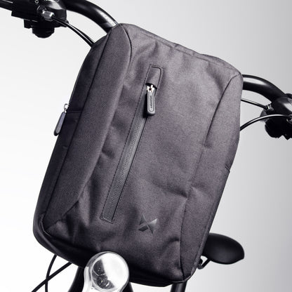 WOZINSKY Gray bicycle bag for a tablet attached to the handlebar with a shoulder strap – image 5