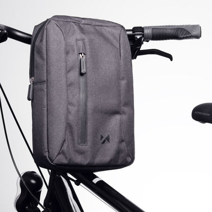WOZINSKY Gray bicycle bag for a tablet attached to the handlebar with a shoulder strap – image 8