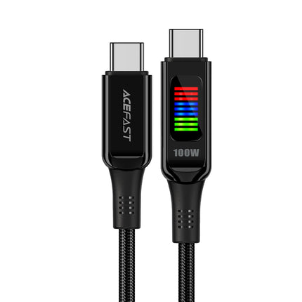 ACEFAST USB-A - USB-C cable 60W with 1.2m display, black – image 8