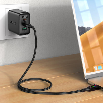 ACEFAST USB-A - USB-C cable 60W with 1.2m display, black – image 12