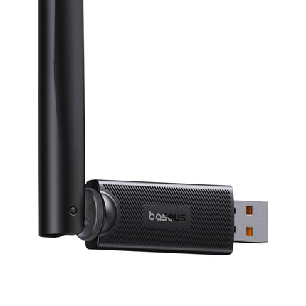 BASEUS External USB WiFi 2.4GHz 150Mb/s network card with 6dBi antenna, black – image 5