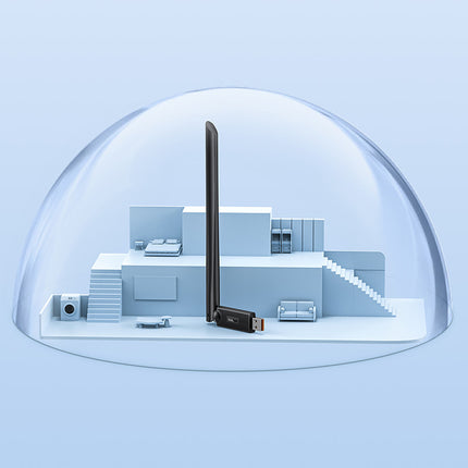 BASEUS External USB WiFi 2.4GHz 150Mb/s network card with 6dBi antenna, black – image 8