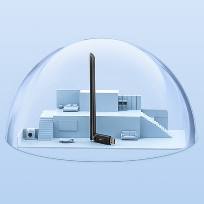 BASEUS External USB WiFi 2.4GHz 150Mb/s network card with 6dBi antenna, black – image 8