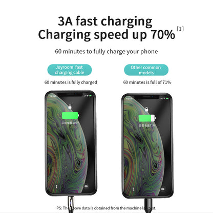 JOYROOM Cable USB-A - microUSB 3A charging indicator 1.2m black – image 2