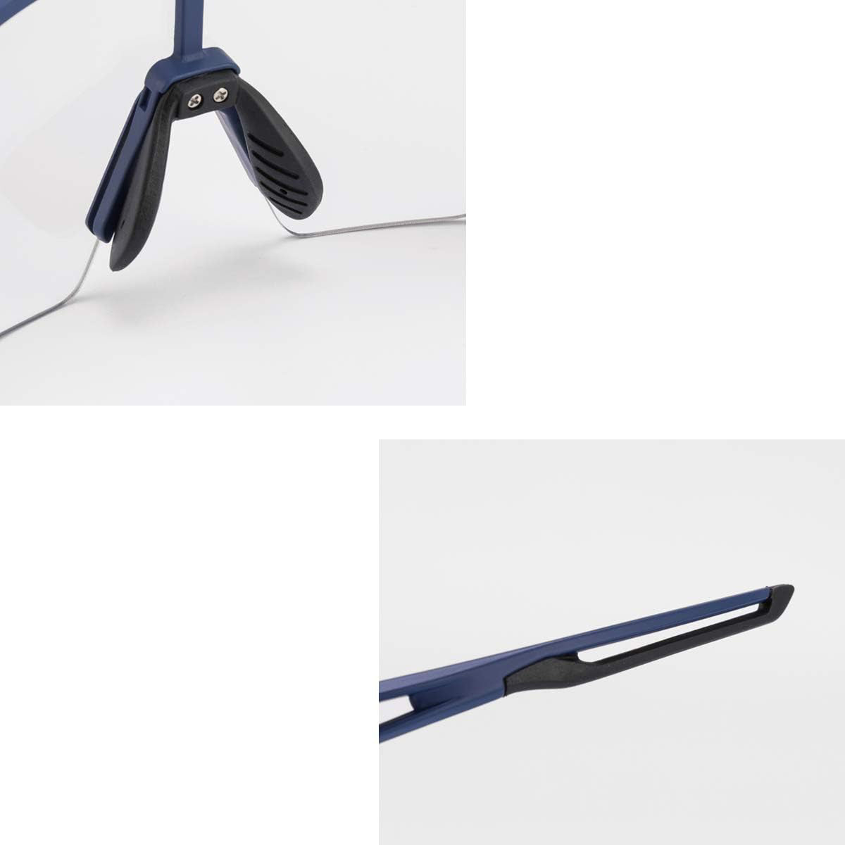 ROCKBROS Photochromic cycling glasses with UV 400 UVA and UVB filters, blue – image 3