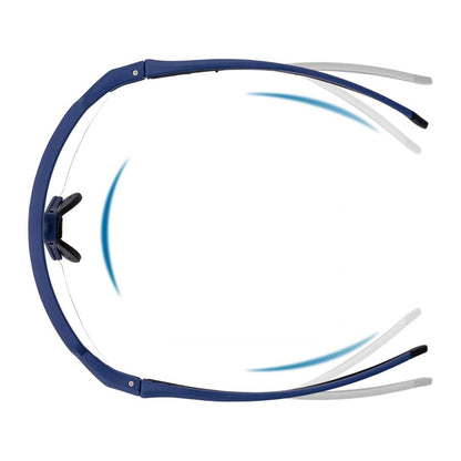 ROCKBROS Photochromic cycling glasses with UV 400 UVA and UVB filters, blue – image 4