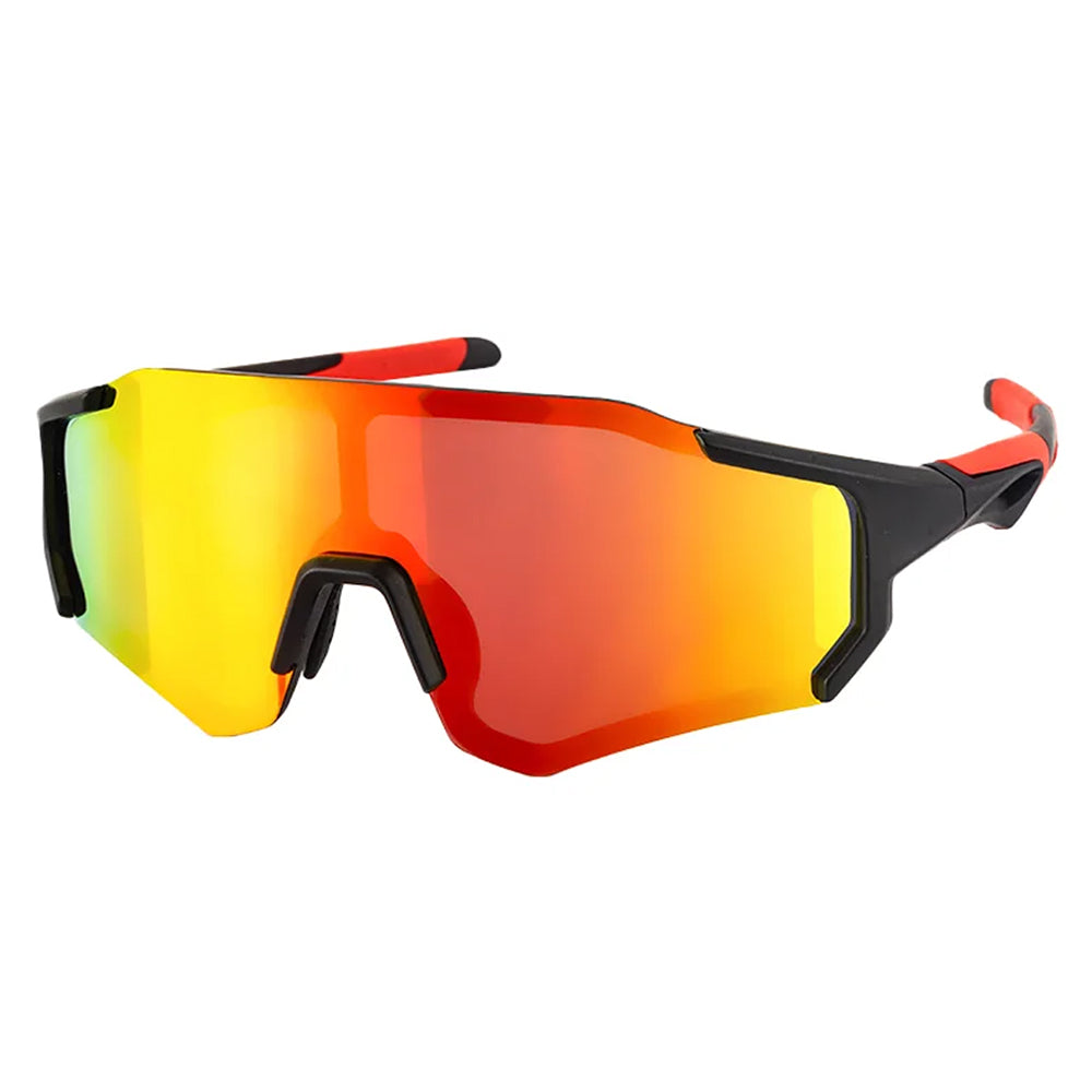 ROCKBROS Cycling glasses with polarization and UV 400 filter, red – image 3