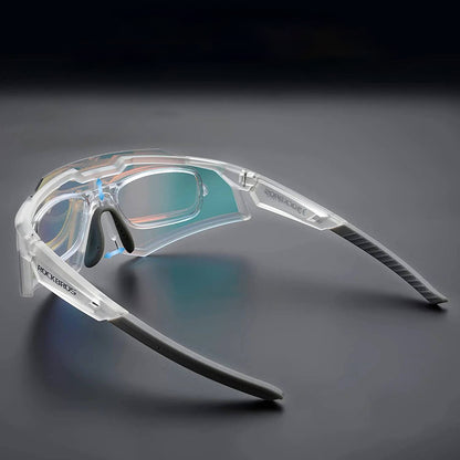 ROCKBROS Photochromic cycling glasses with UV 400 UVA and UVB filters, white – image 8