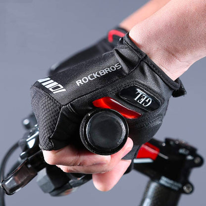 ROCKBROS Cycling gloves with gel inserts, size L, black – image 6