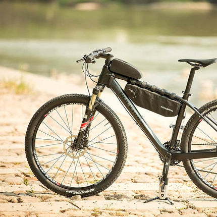 ROCKBROS Hard, waterproof bicycle frame bag. 1.6L black – image 5