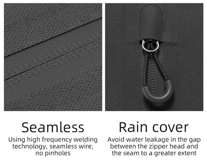 ROCKBROS Waterproof bicycle bag attached with Velcro to the frame, 3L, black – image 9