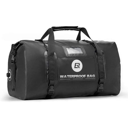 ROCKBROS Practical waterproof motorcycle bag attached to the seat, 55L, black