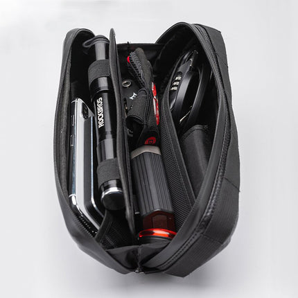 ROCKBROS Hard, waterproof bicycle bag attached to the frame, 2.5L, black – image 17