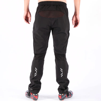 ROCKBROS Thermal cycling trousers, protection against water and wind, size L, black – image 3