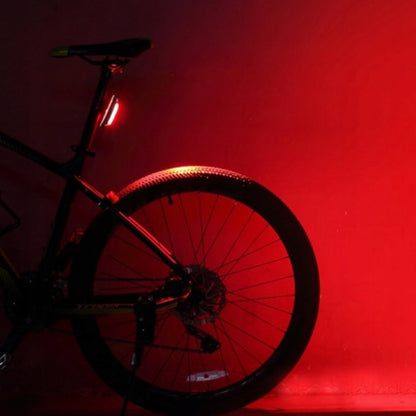ROCKBROS Rear bicycle light under the saddle, red, waterproof, USB-A – image 6