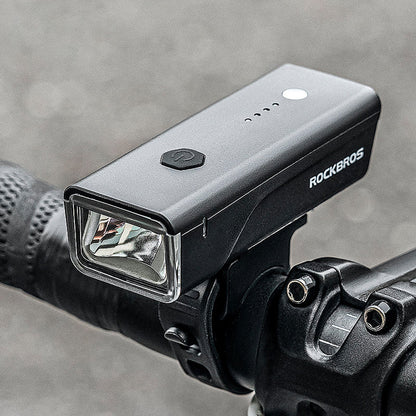 ROCKBROS Front bicycle light 800lm + USB-C cable 4 operating modes – image 8