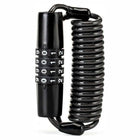 ROCKBROS Bicycle lock, code lock, 1.5 m rope - black