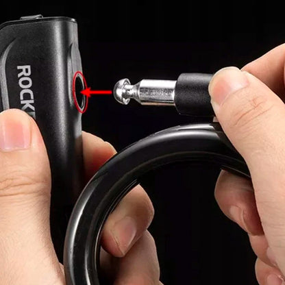 ROCKBROS Bicycle lock, key lock, rope 1.1m - black – image 4