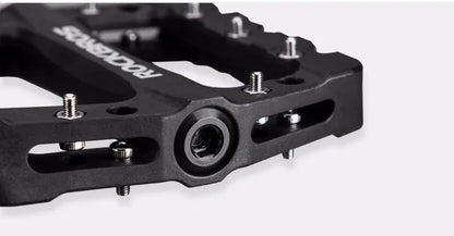 ROCKBROS Set of anti-slip MTB bicycle pedals, nylon and black steel – image 10