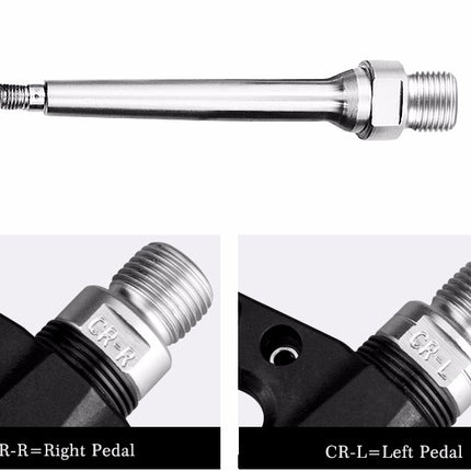 ROCKBROS Set of anti-slip MTB bicycle pedals, nylon and black steel – image 9
