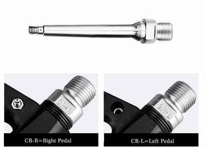 ROCKBROS Set of anti-slip MTB bicycle pedals, nylon and black steel – image 9
