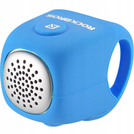 ROCKBROS Electronic bicycle bell in a silicone housing - blue – image 8