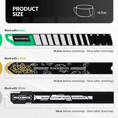 ROCKBROS Reflective tape for bicycle, leg, hand, backpack - green – image 7