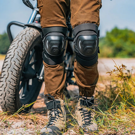 ROCKBROS Knee protectors for MTB motorbike, black – image 3