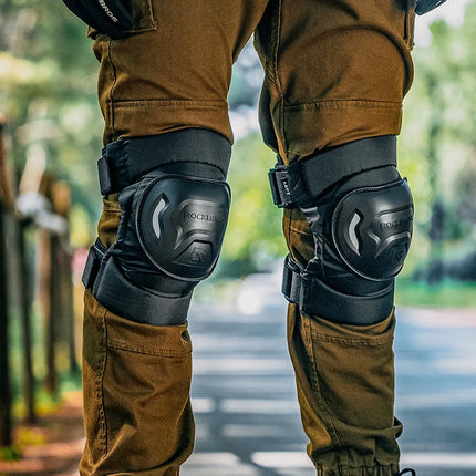 ROCKBROS Knee protectors for MTB motorbike, black – image 4