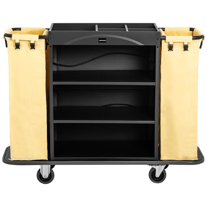UNIPRODO Hotel service cart for cleaning 2 bags 3 shelves up to 150 kg – image 6