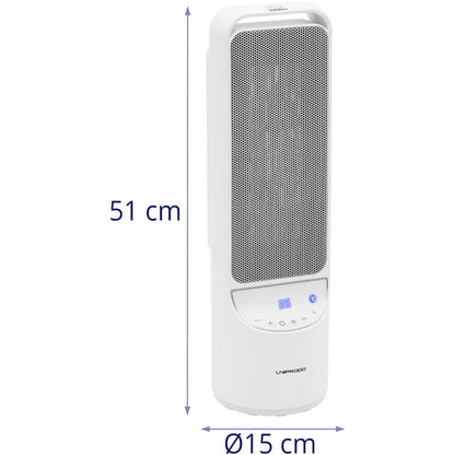 UNIPRODO Electric radiator with 1200/2000 W remote control – image 8