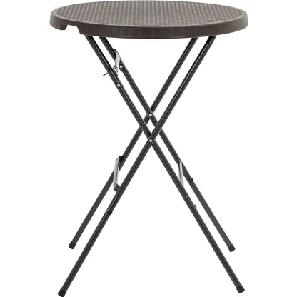 UNIPRODO Folding garden catering table, round, 79 x 110 cm, black – image 5