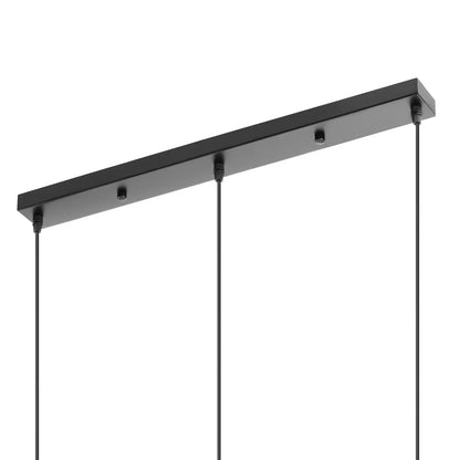 UNIPRODO Modern 3-point E27 ceiling lamp - glass balls – image 3