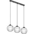 UNIPRODO Modern 3-point E27 ceiling lamp - glass balls