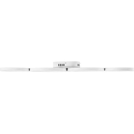 UNIPRODO Modern LED ceiling lamp with remote control - 4 white circles – image 5