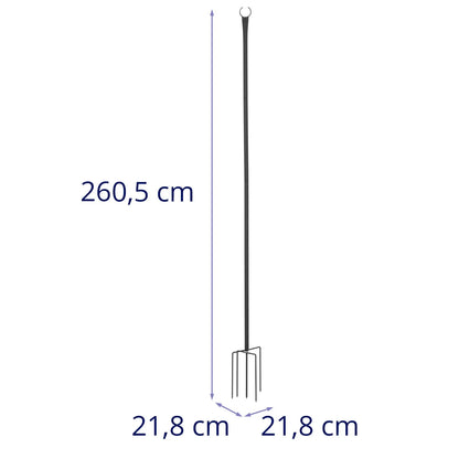 UNIPRODO Pole for lighting lamps, plants, garden decorations - set of 4. – image 6