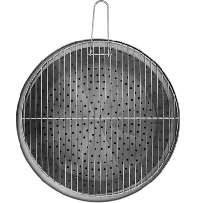 UNIPRODO Garden fireplace with steel grill grate 50 x 50 x 45 cm – image 2