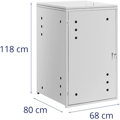UNIPRODO Garbage bin cover with ventilation, 240 liters – image 6