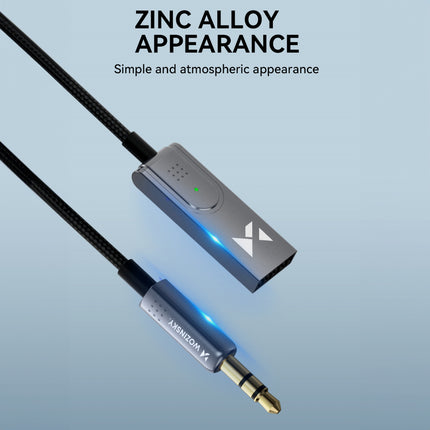 WOZINSKY Audio adapter with Bluetooth 5.3 receiver and AUX miniJack 3.5 mm connector and USB-A – image 7