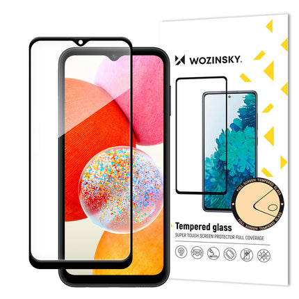 WOZINSKY 9H Full Glue Tempered Glass with Black Frame for Samsung A15 / A15 5G