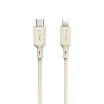 DUDAO SR reinforced cable for iPhone USB-C - Lightning 30W 1m beige