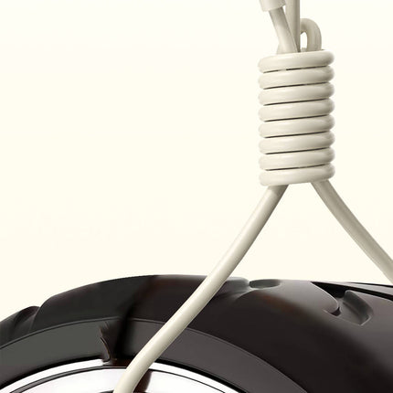 DUDAO 2in1 Cable reinforced cable SR USB-C - USB-C / Lightning 100W 1.2m beige – image 8